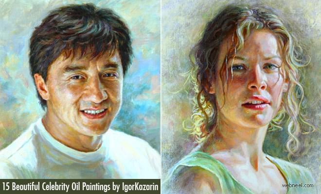 这些名人肖像油画作品真的很逼真_www.itpxw.cn
