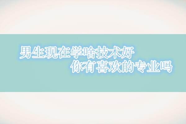 男生现在学啥技术好_www.itpxw.cn